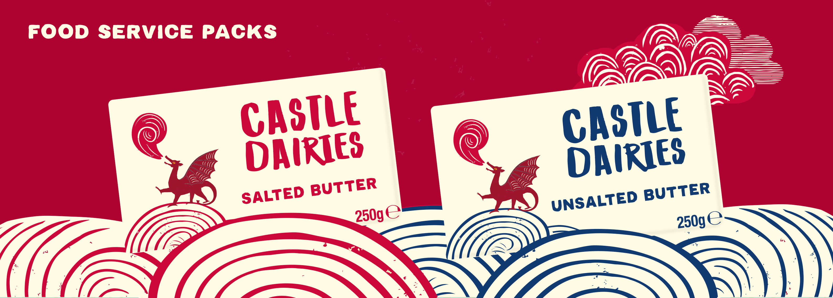 salted butter, uk dairies, castle dairies, welsh produce