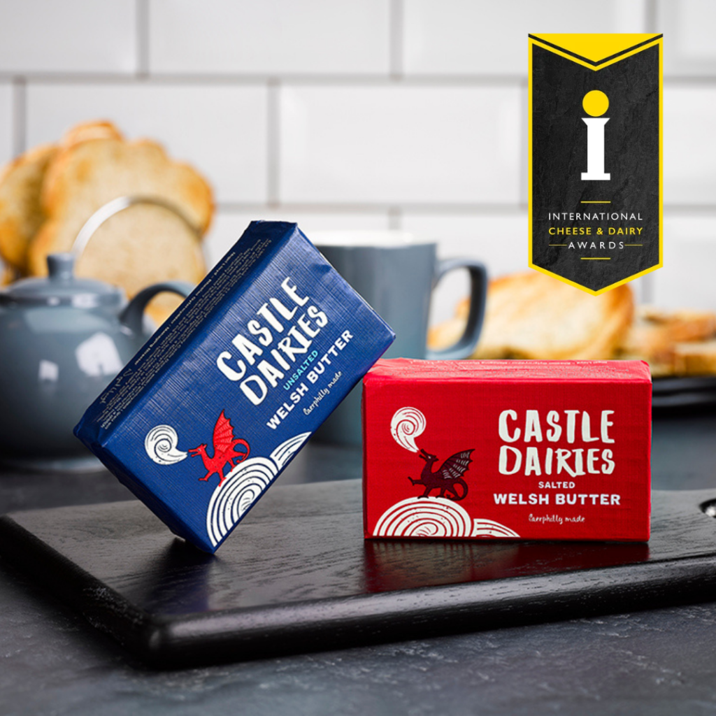 Castle Dairies ICDA 2023 Gold Winners Welsh Butter